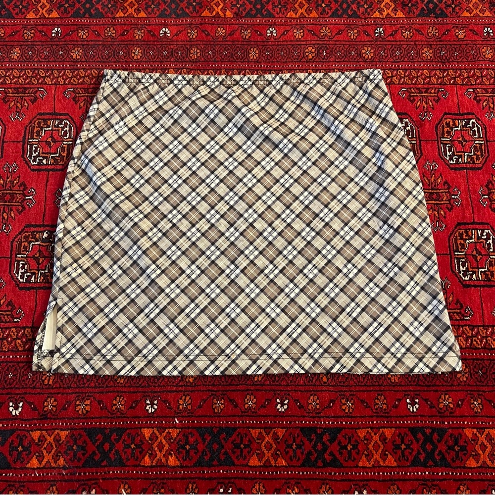 90s vintage Fiorlini plaid skirt large